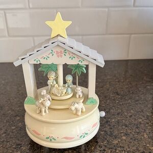 Precious Moments Nativity Scene Music Box